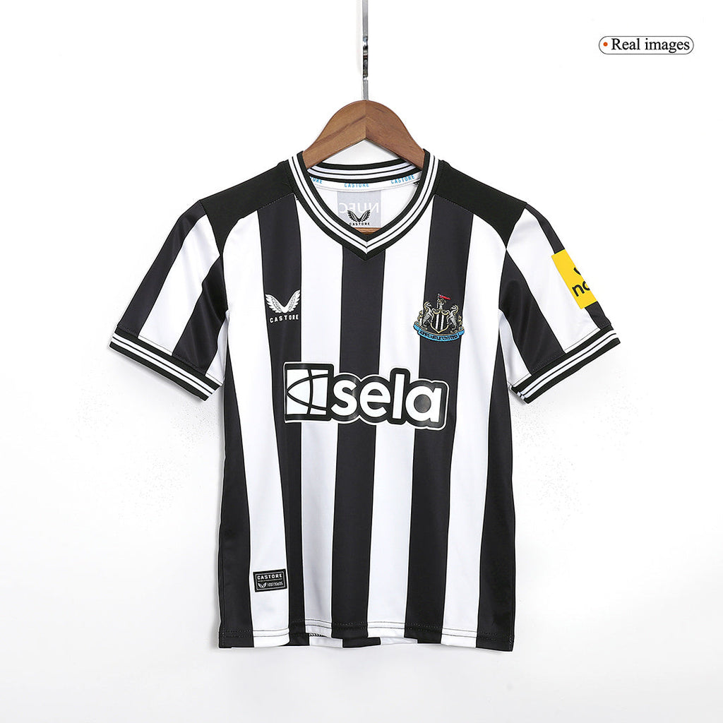 Newcastle United 2023/24 Kids Home - Black and White