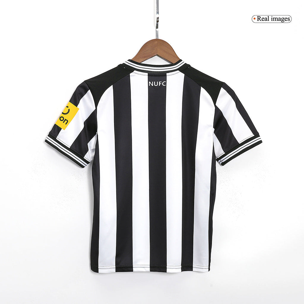 Newcastle United 2023/24 Kids Home - Black and White