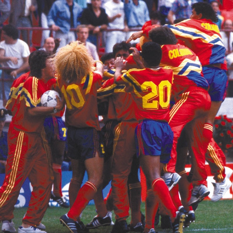 Colombia 1990 Away