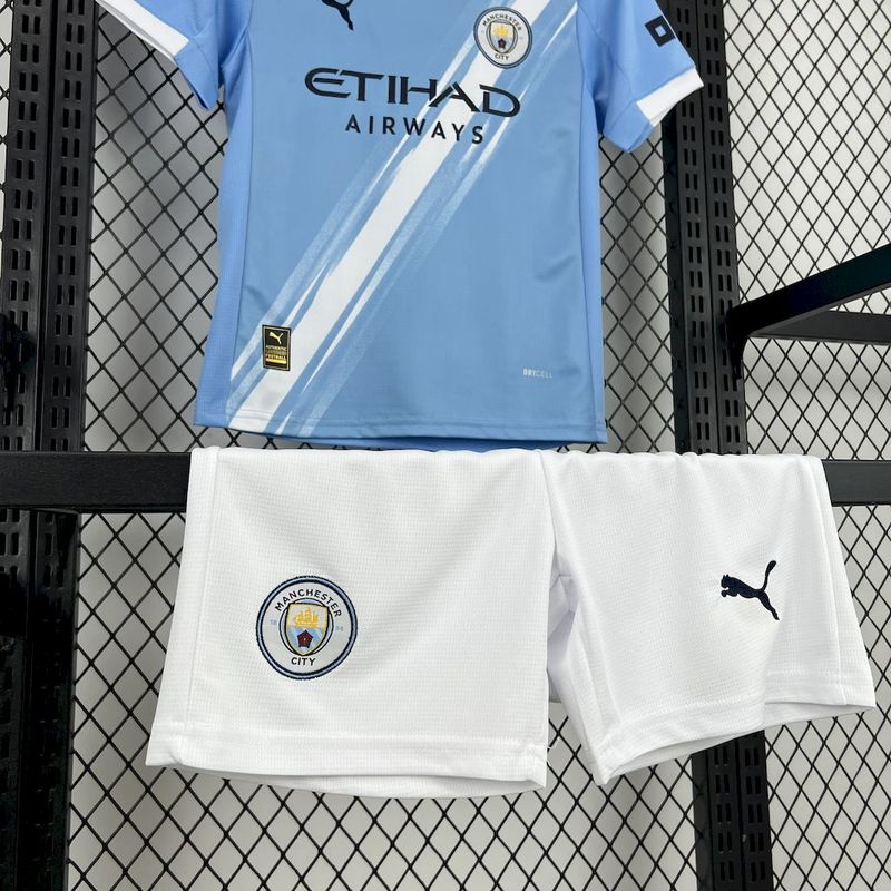 Manchester City 2025/26 Kids Home