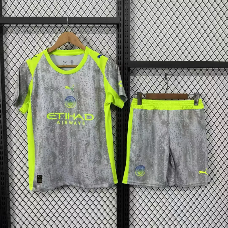 Manchester City 2025/26 Kids Third
