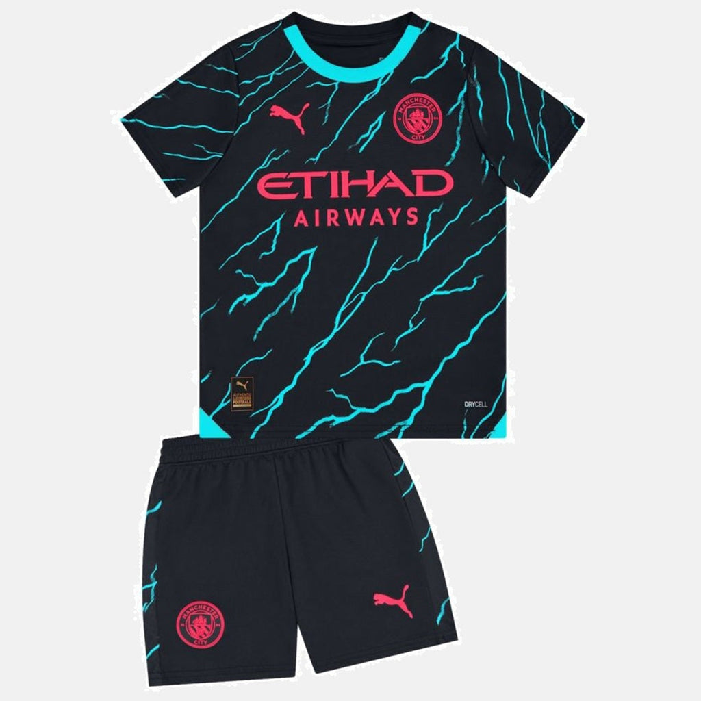 Manchester City 2023/24 Kids Third